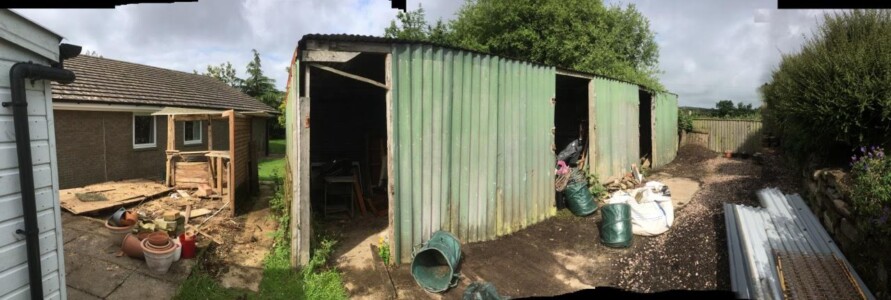 Outbuilding Demolition (Before)